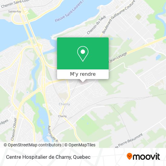 Centre Hospitalier de Charny plan