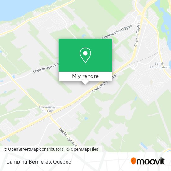 Camping Bernieres plan