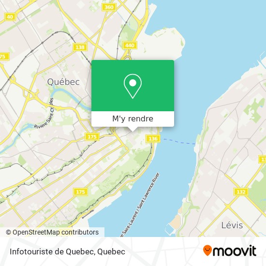 Infotouriste de Quebec plan