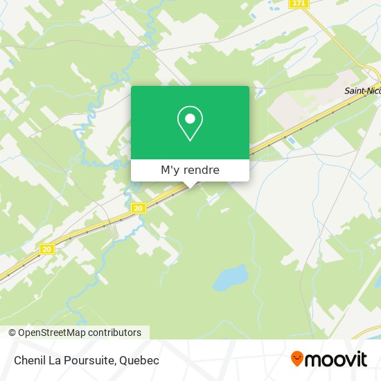 Chenil La Poursuite plan