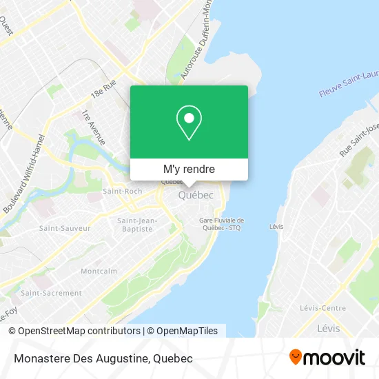 Monastere Des Augustine plan