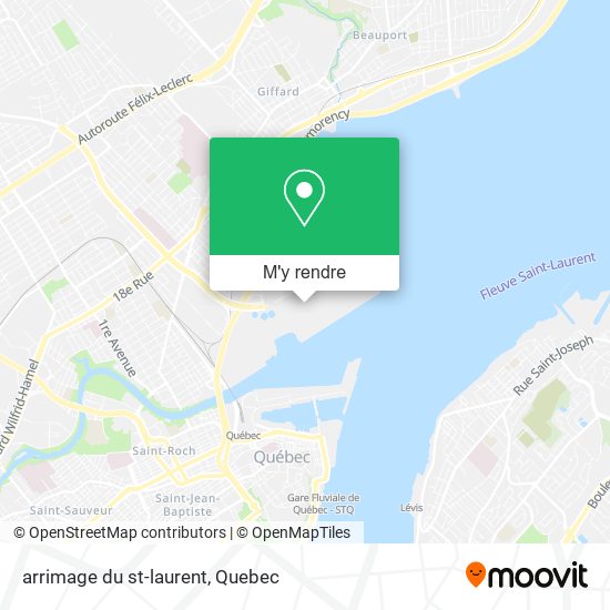 arrimage du st-laurent plan