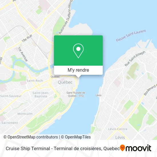 Cruise Ship Terminal - Terminal de croisières plan