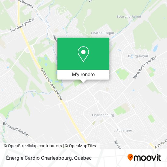 Énergie Cardio Charlesbourg plan