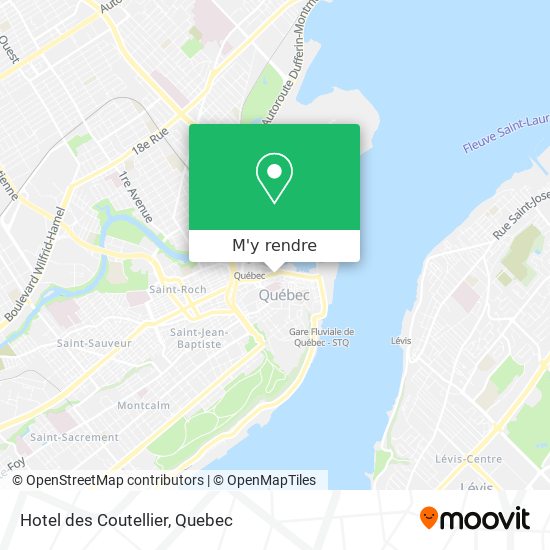 Hotel des Coutellier plan