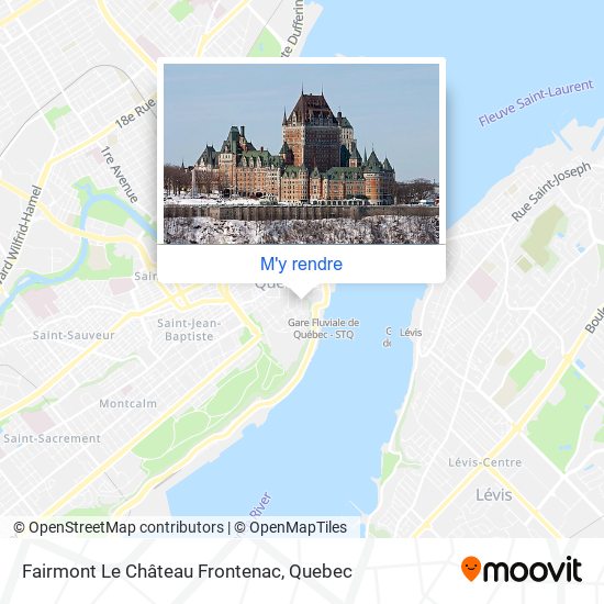 Fairmont Le Château Frontenac plan