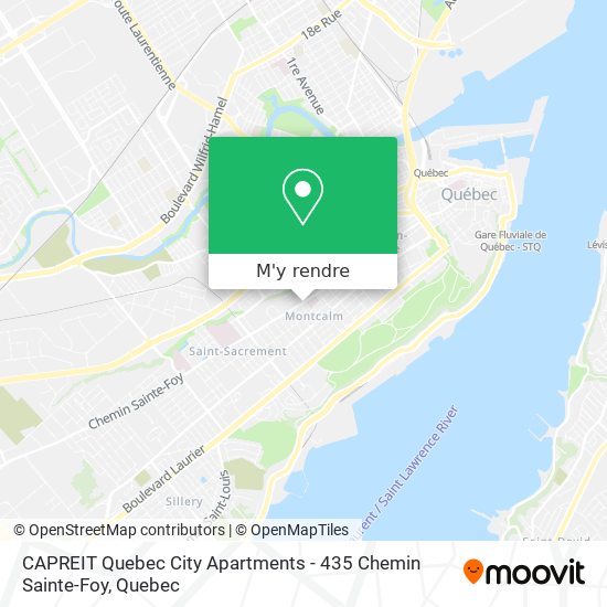 CAPREIT Quebec City Apartments - 435 Chemin Sainte-Foy plan