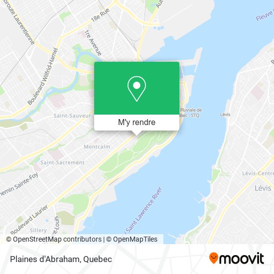 Plaines d'Abraham plan