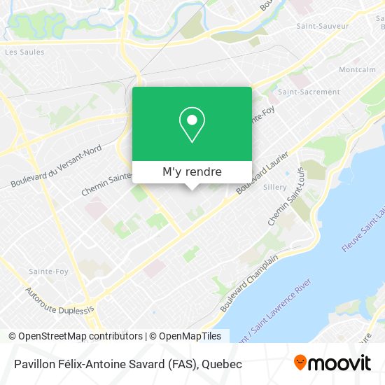 Pavillon Félix-Antoine Savard (FAS) plan