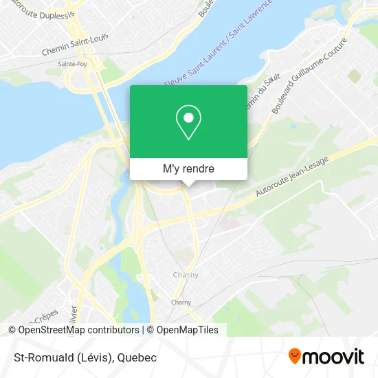 St-Romuald (Lévis) plan