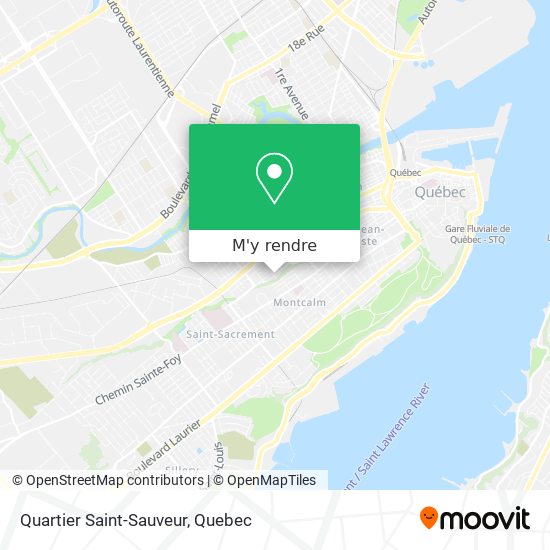 Quartier Saint-Sauveur plan
