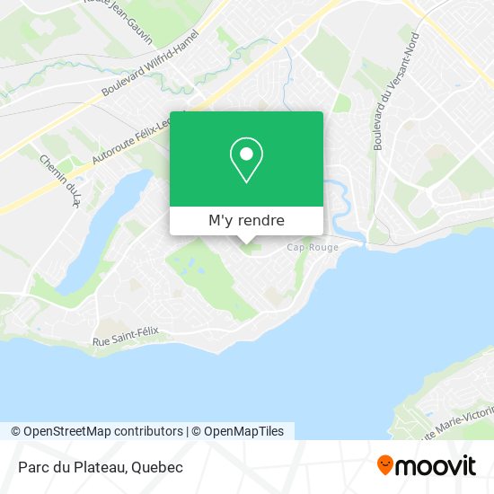 Parc du Plateau plan