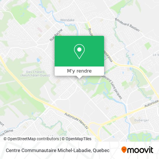 Centre Communautaire Michel-Labadie plan