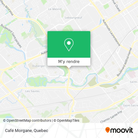 Café Morgane plan