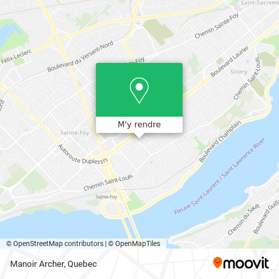 Manoir Archer plan