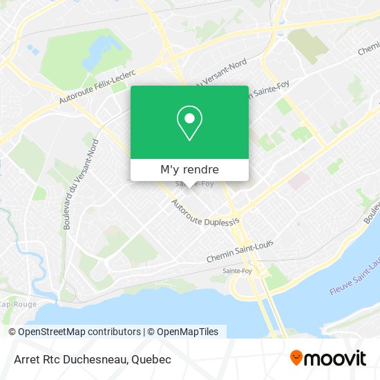 Arret Rtc Duchesneau plan