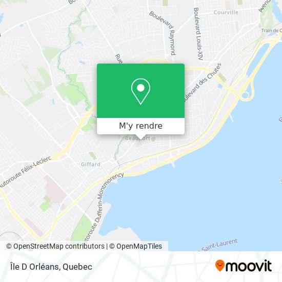 Île D Orléans plan