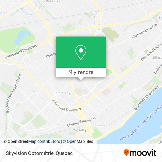 Skyvision Optométrie plan