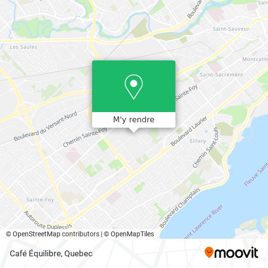 Café Équilibre plan
