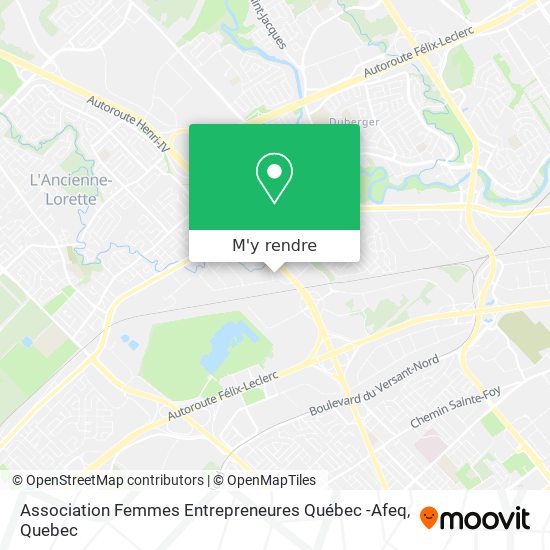 Association Femmes Entrepreneures Québec -Afeq plan