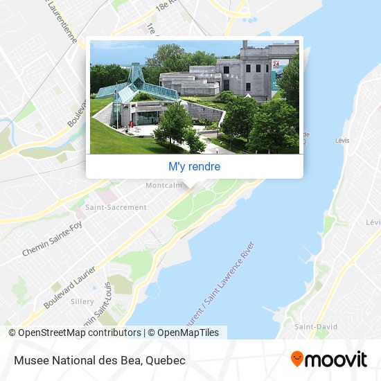 Musee National des Bea plan