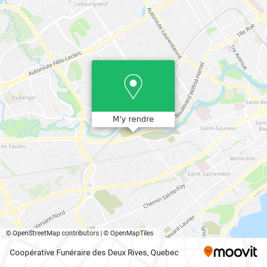 Coopérative Funéraire des Deux Rives plan