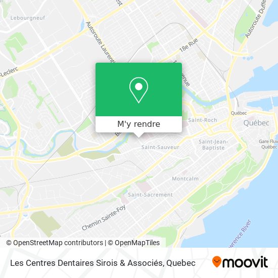 Les Centres Dentaires Sirois & Associés plan