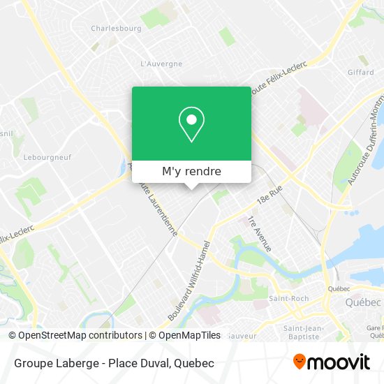 Groupe Laberge - Place Duval plan