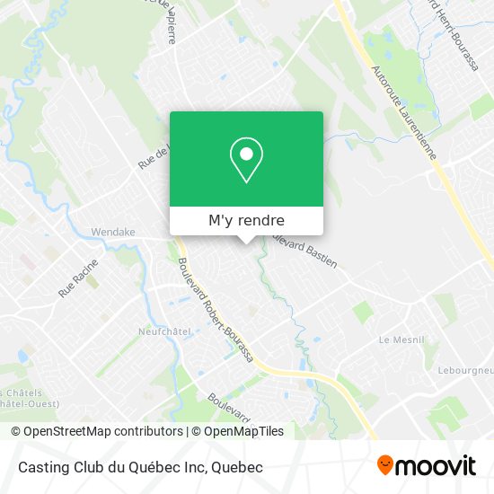 Casting Club du Québec Inc plan