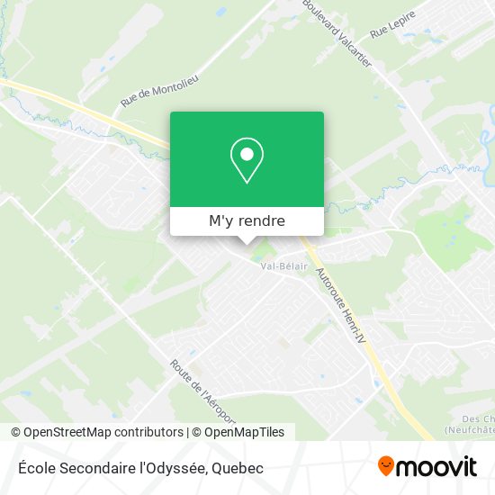 École Secondaire l'Odyssée plan