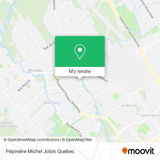 Pépinière Michel Jobin plan