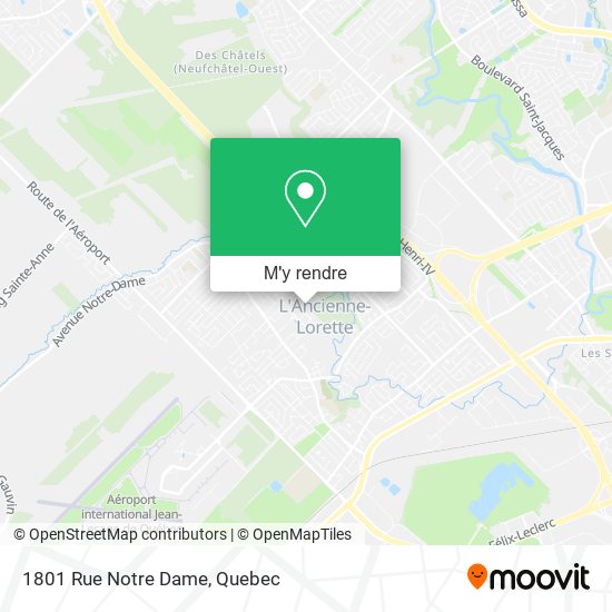 1801 Rue Notre Dame plan