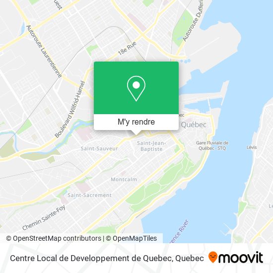 Centre Local de Developpement de Quebec plan
