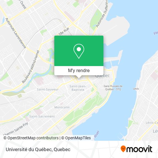 Université du Québec plan