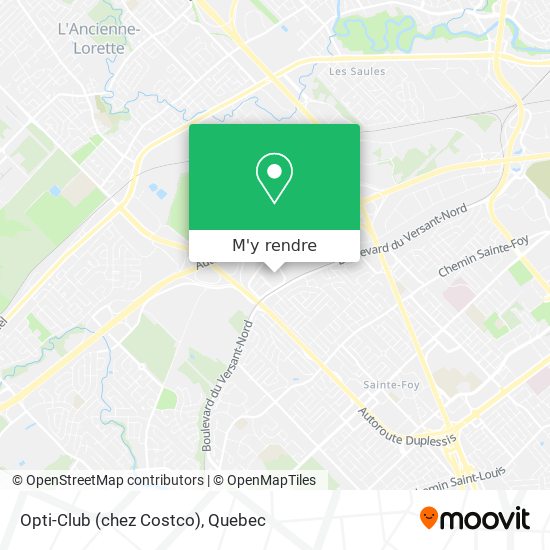 Opti-Club (chez Costco) plan