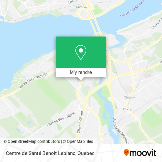 Centre de Santé Benoît Leblanc plan