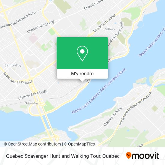 Quebec Scavenger Hunt and Walking Tour plan