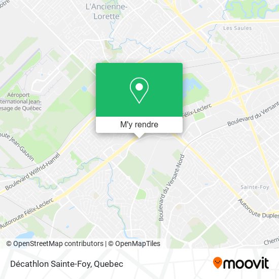 Décathlon Sainte-Foy plan
