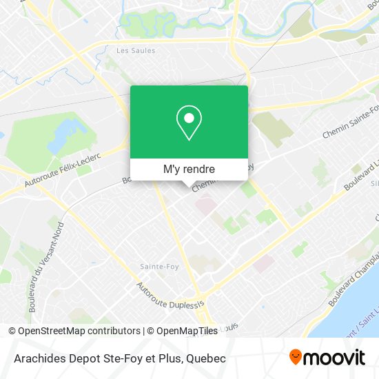 Arachides Depot Ste-Foy et Plus plan
