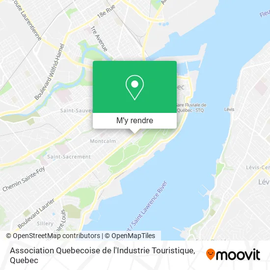 Association Quebecoise de l'Industrie Touristique plan