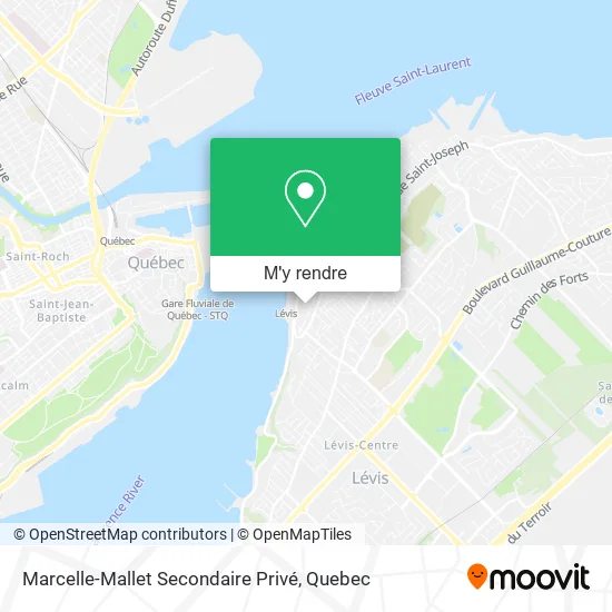 Marcelle-Mallet Secondaire Privé plan