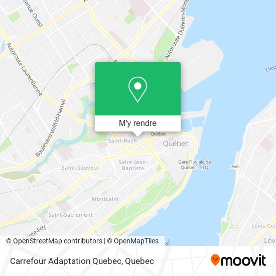 Carrefour Adaptation Quebec plan