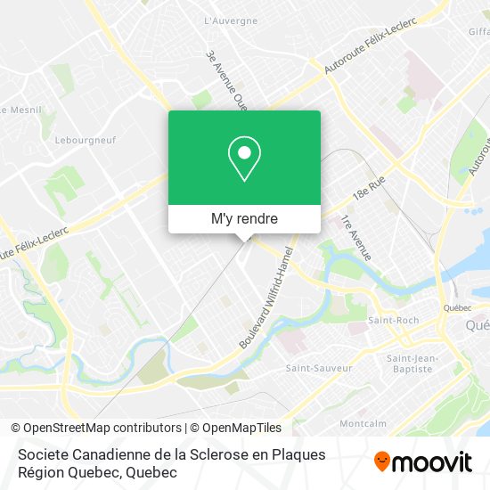 Societe Canadienne de la Sclerose en Plaques Région Quebec plan