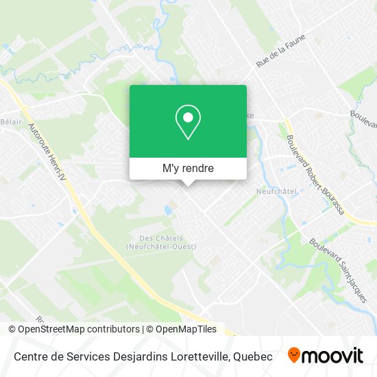 Centre de Services Desjardins Loretteville plan