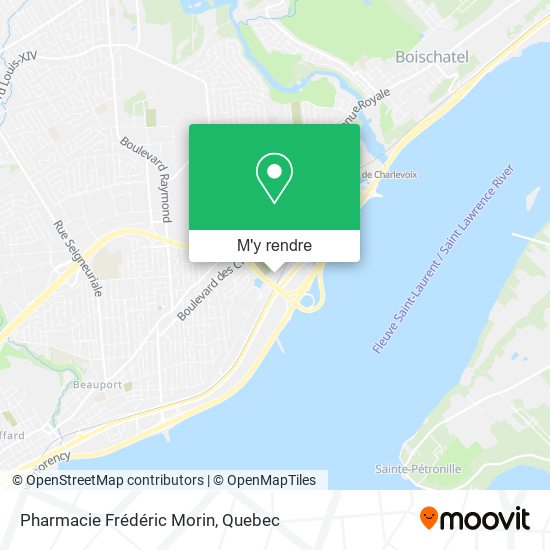 Pharmacie Frédéric Morin plan