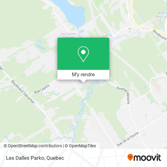 Les Dalles Parko plan