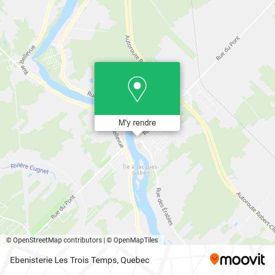 Ebenisterie Les Trois Temps plan