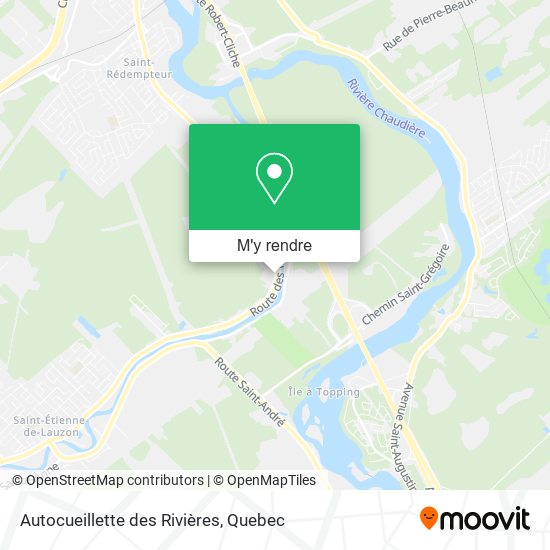 Autocueillette des Rivières plan