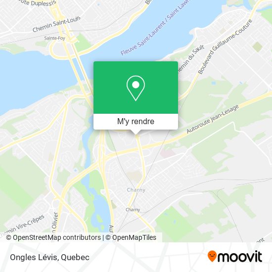 Ongles Lévis plan