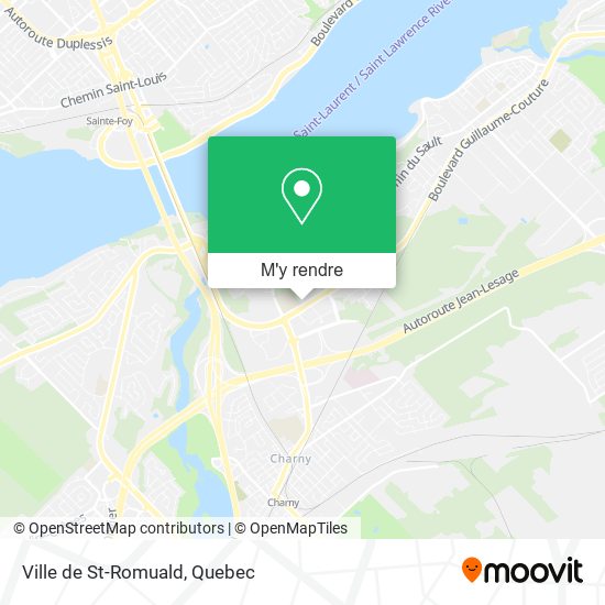 Ville de St-Romuald plan